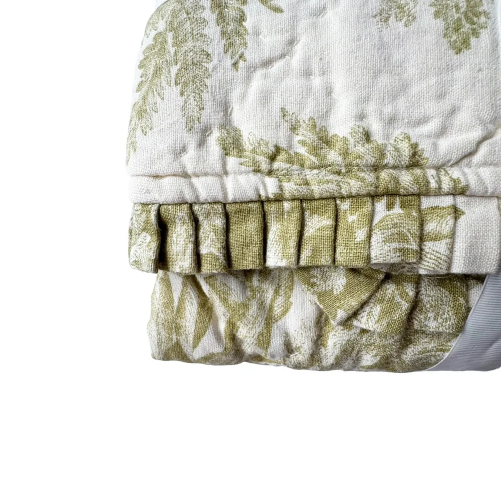 Pottery Barn Matine Toile Quilted Sham